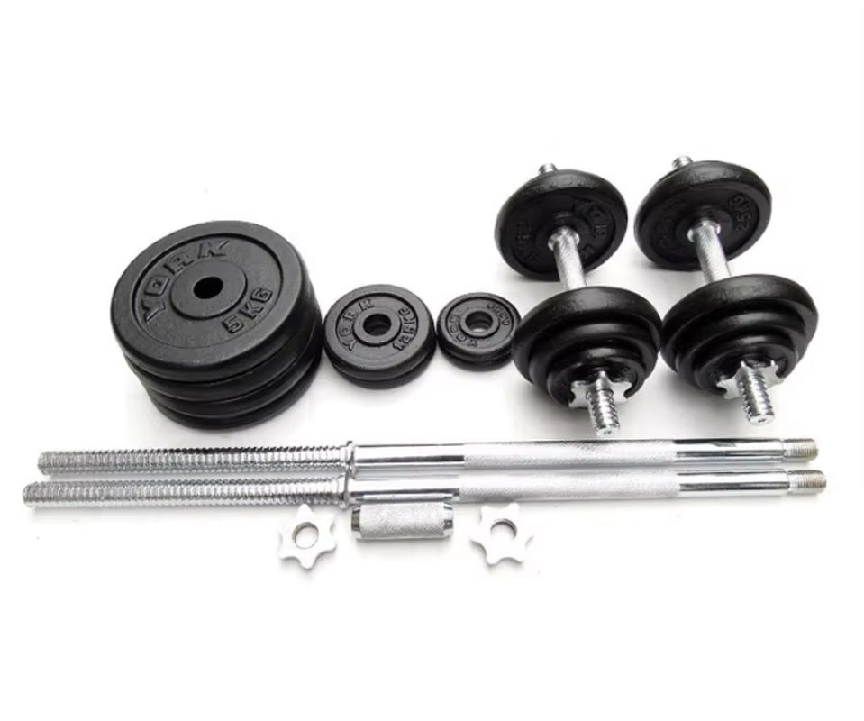 Gym Equipment Fitness Dumbells Adjustable Weight Dumbbell and Barbell Sets
