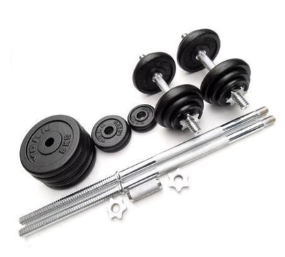 Gym Equipment Fitness Dumbells Adjustable Weight Dumbbell and Barbell Sets
