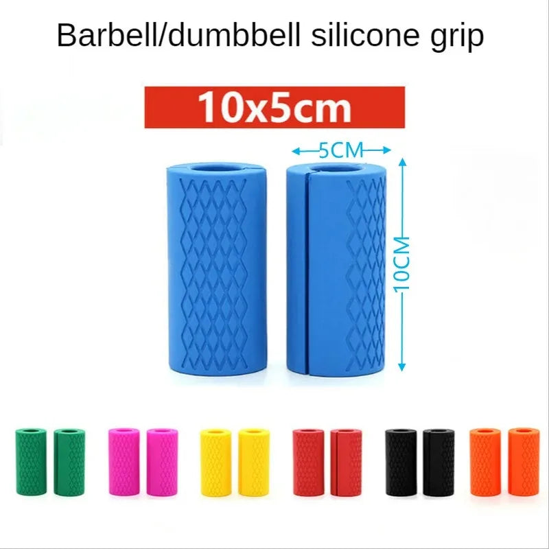 1 /2PCS Barbell Dumbbell Booster Grip Portable Fitness Equipment Fitness Equipment Accessories Avoid Injury Increase Friction
