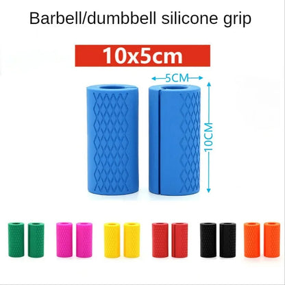 1 /2PCS Barbell Dumbbell Booster Grip Portable Fitness Equipment Fitness Equipment Accessories Avoid Injury Increase Friction