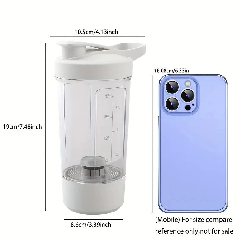 1 Piece/13.53 Oz Portable Charging Electric Stirring Cup Automatic Self Mixing Cup-Sports Cup with Electric Stirring